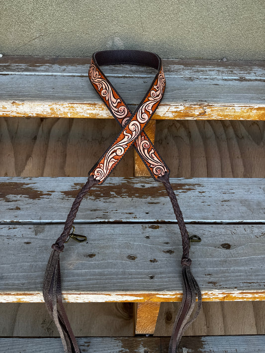 Brown purse strap